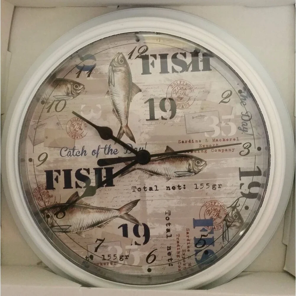 Plastic Decorative Wall Clock (approx. 9